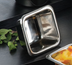 Thumbnail image #1 for American Metalcraft Square Stainless Steel Sauce Cup, 2-1/2 oz.