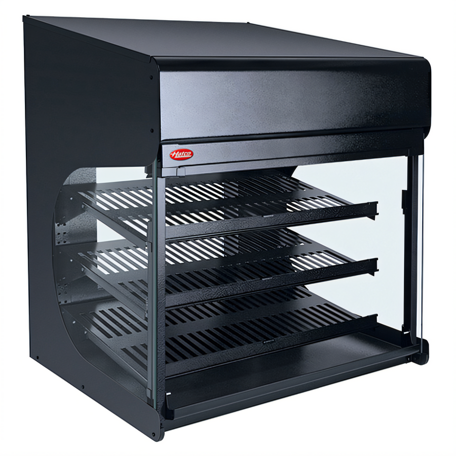 Product image #1 for Hatco Flav-R-Savor Air Curtain Heated Display Cabinet, Countertop Self-Service, 3 Adjustable Shelves