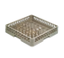 Thumbnail image #1 for Vollrath Traex Rack Max Full-Size Combination Dishwasher Rack, Half Open/Half Peg, Beige