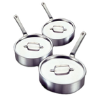 Thumbnail image #1 for Vollrath Premier 4072 Heavy-Duty 5-Quart Aluminum Sauté Pan, 12-Inch, Riveted Handle, Without Cover Case of 2