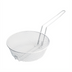 Thumbnail image #1 for Winco 10-Inch Round Medium Mesh Breading Basket with White Plastic Coating