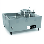 Thumbnail image #1 for Nemco Food Equipment 6060A Mini Countertop Steam Table Food Warmer, Stainless Steel, Thermostatic Controls, Wet/Dry Operation