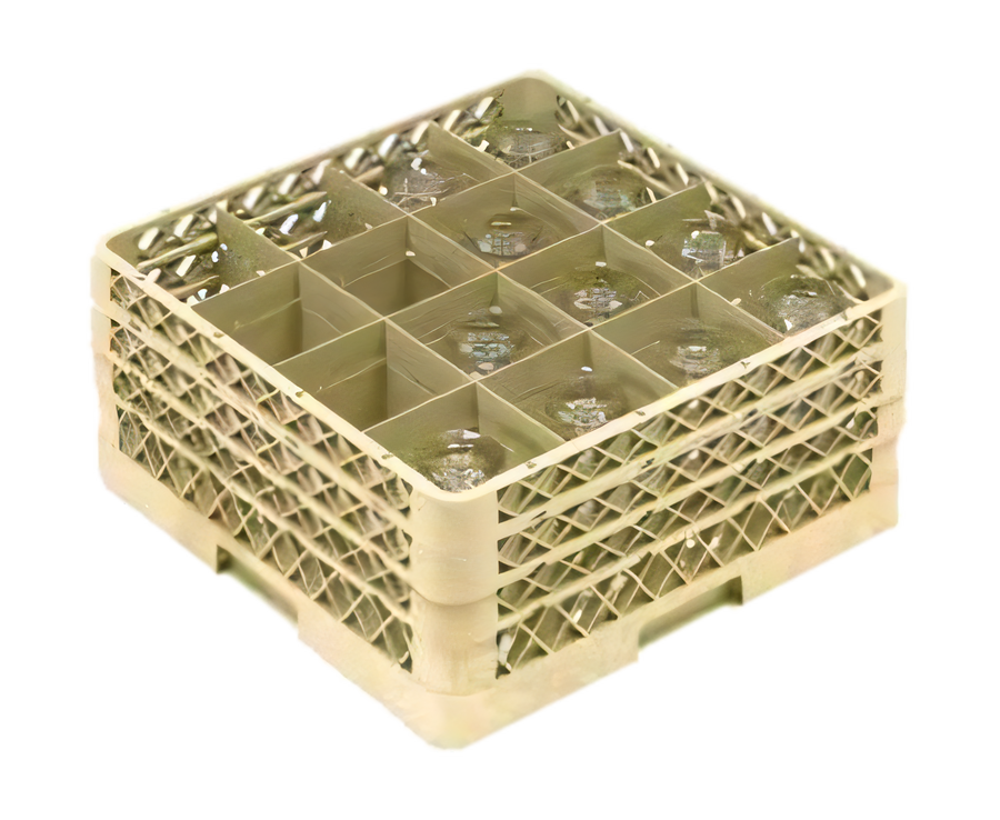 Product image #1 for Traex Full Size 16-Compartment Glass/Stemware Dishwasher Rack with 3 Extenders