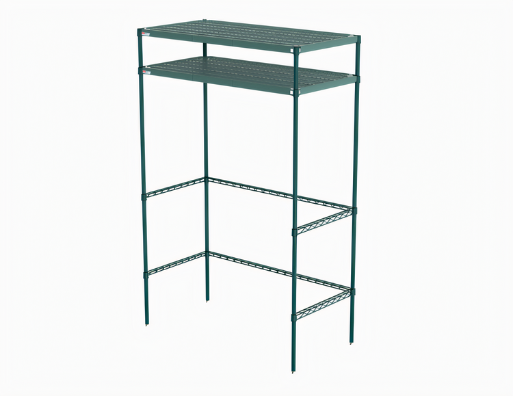 Product image #1 for Metro Super Erecta Pro 48-Inch x 24-Inch Food Locker Housing Unit with 2 Overhead Shelves
