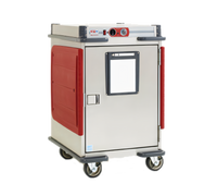 Metro C5 Transport Armour Half-Height Mobile Heated Holding Cabinet with Adjustable Lip Load Slides