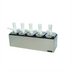 Thumbnail image #1 for San Jamar P9715 Double-Well Countertop Condiment Pump Service Center with 5 Ultra Pumps