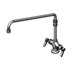 Thumbnail image #1 for T&S Brass Double Pantry Mixing Faucet with 18-Inch Swing Nozzle and Lever Handles