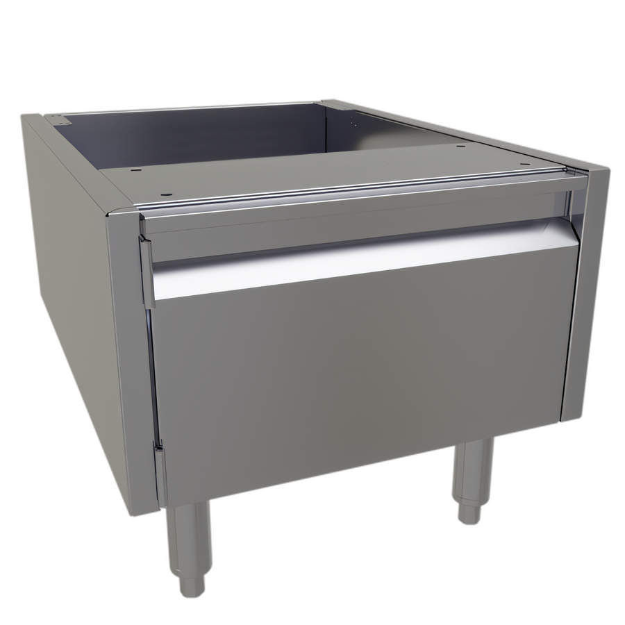 Product image #1 for Glastender 18-Inch Wide Single-Door Stainless Steel Underbar Add-On Cabinet Base