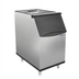 Thumbnail image #1 for Admiral Craft Lunar Ice 22-Inch Ice Storage Bin, 310 lb Capacity, Stainless Steel with Black Trim