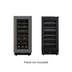 Thumbnail image #1 for KoolMore Dual Zone 2-Section Wine Cooler, Black and Stainless Steel
