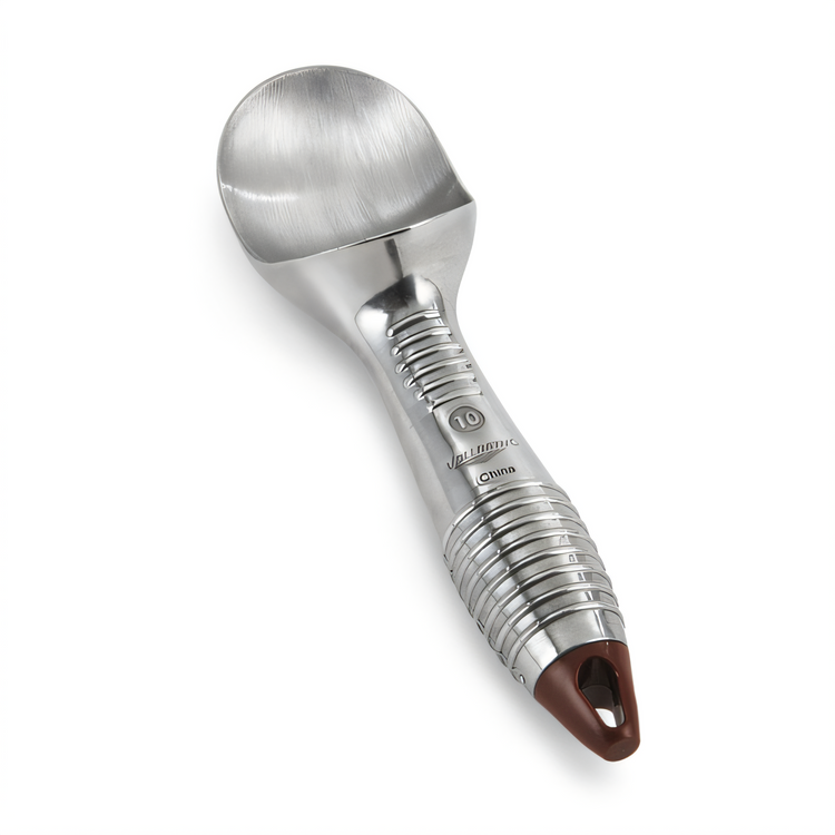 Product image #1 for Vollrath Size 10 Brown Aluminum Ice Cream Scoop, 4 oz