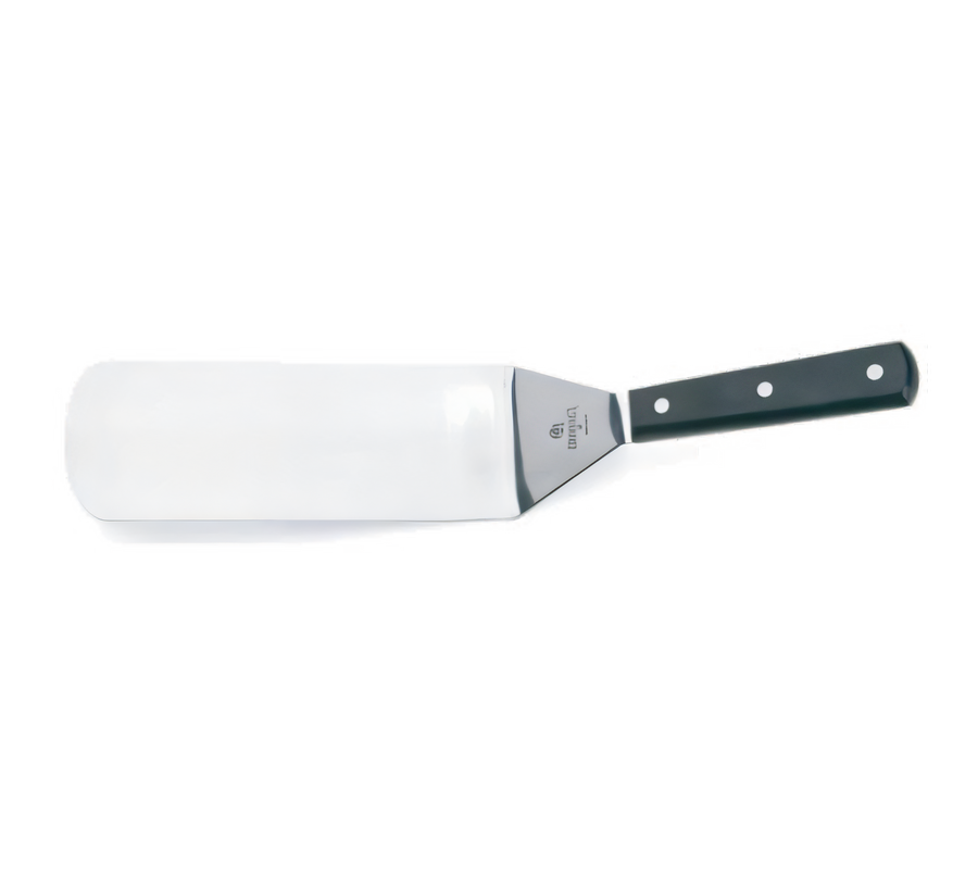 Product image #1 for Mundial 8 Inch x 3 Inch Flexible Round-End Turner with Stainless Steel Blade and Black Wood Handle