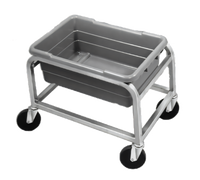 Channel 501LA Heavy-Duty Aluminum Top-Load Lug Rack, 1-Lug Capacity, 5-Inch Swivel Casters