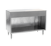 Thumbnail image #1 for Spec-Master 63-1/2 Inch Stainless Steel Solid Top Utility Station with Open Front Base