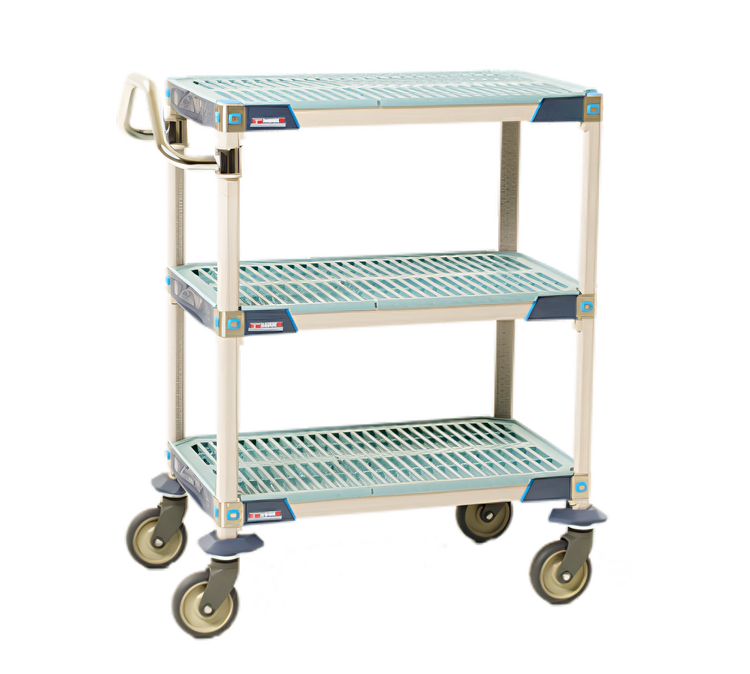 Product image #1 for MetroMax i 3-Shelf Open-Design Utility Cart, 36 x 24 x 40 Inches, 900 lb Capacity