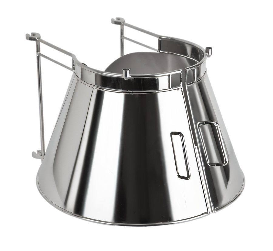 Product image #1 for 150 Qt Stainless Steel Fully Shielded Left Bowl Guard