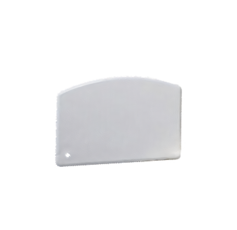 Product image #1 for Hard Plastic Bowl/Dough Scraper with 1/4 Inch Hole, 3-3/4 x 5-5/8 Inch