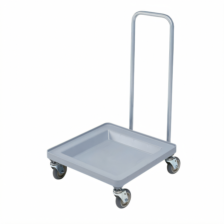 Product image #1 for Cambro Camdolly® With Handle for Camracks Dish & Glass Rack Dolly, Soft Gray Polypropylene