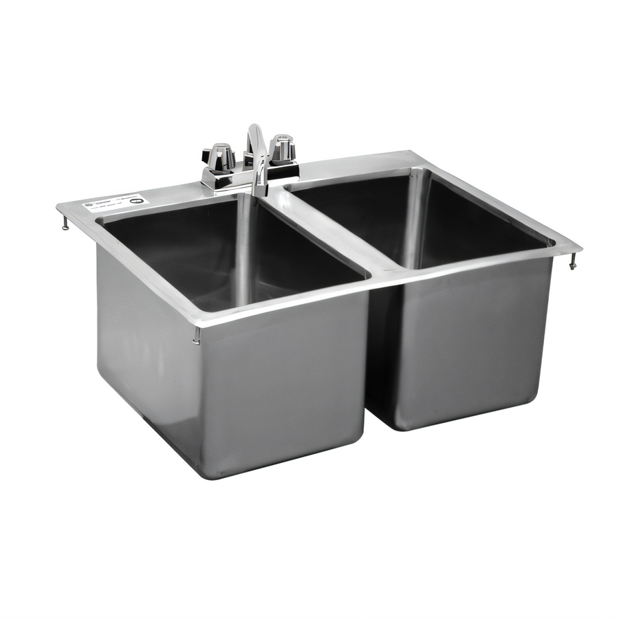 Product image #1 for Serv-Ware DIS-2C1416-CWP Compartment Sinks