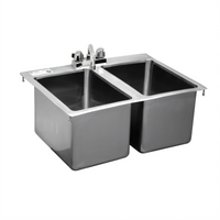 Serv-Ware DIS-2C1416-CWP Compartment Sinks