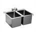 Thumbnail image #1 for Serv-Ware DIS-2C1416-CWP Compartment Sinks