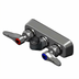 Thumbnail image #1 for T&S Brass Wall Mount Workboard Mixing Faucet, 4-Inch Centers, Less Nozzle