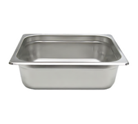 NestWell Half-Size 4-Inch Deep Anti-Jamming Steam Table Pan, 24 Gauge Stainless Steel