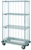 Thumbnail image #1 for Quantum Mobile Enclosure Cart with 4 Wire Shelves, 48 x 24 x 81 Inches, Chrome Plated Finish