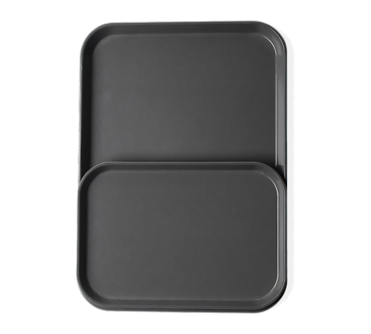 Product image #2 for Cambro Camtray Rectangular Insert Tray, 10-1/8 x 15 Inches, White Fiberglass
