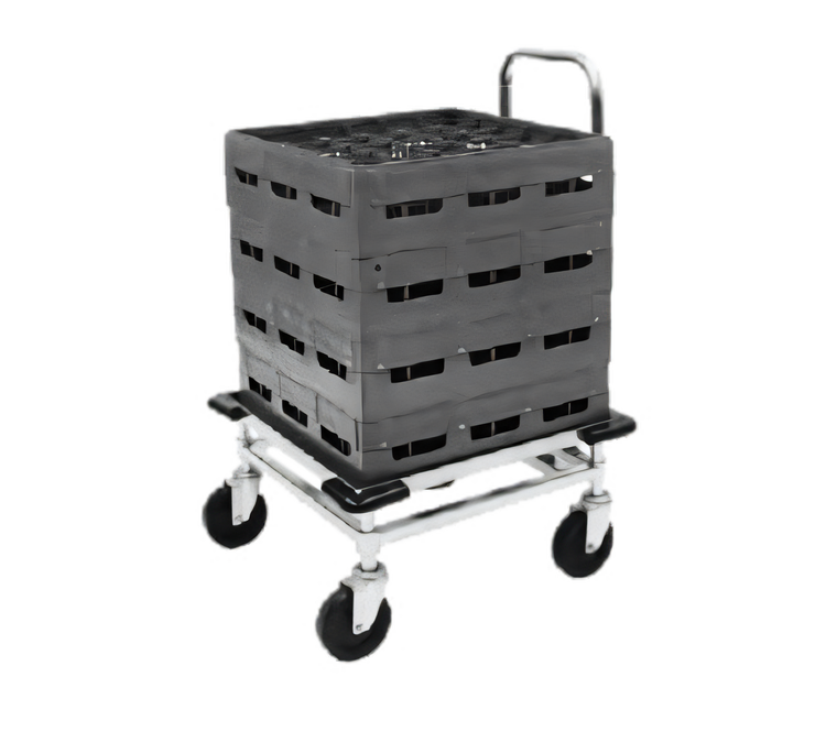 Product image #1 for Metro Platform Single-Stack Cup and Glass Rack Dolly for 20 x 20 Racks, Aluminum