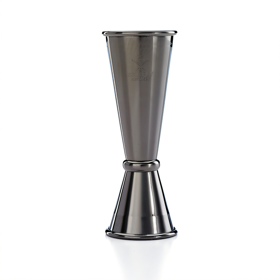 Product image #1 for Barfly Japanese Style Jigger with Internal Marking Lines, 1 oz. and 2 oz., Gun Metal Black-Plated Stainless Steel