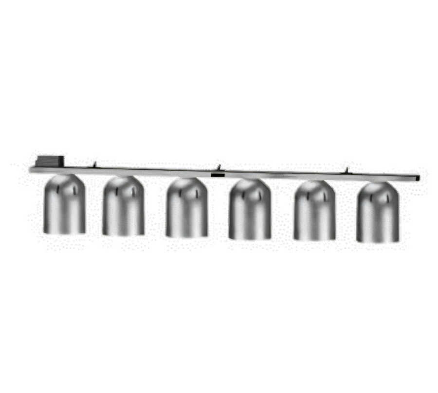 Product image #1 for Nemco 6-Bulb Single-Row Chain-Hung Infrared Heat Lamp