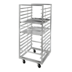 Thumbnail image #1 for Channel Manufacturing 413A-DOR Double-Section Side-Loading Aluminum Oven Rack, 24-Pan, No Lift