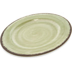Thumbnail image #1 for CFS Brands Mingle™ 5400146 11-Inch Jade Melamine Round Medium Rim Dinner Plate Case of 12