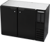 Thumbnail image #1 for Beverage Air BB48HC-B 48-Inch Two-Section Back Bar Refrigerator, Solid Doors, Self-Contained R290