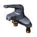 Thumbnail image #1 for T&S Brass Low-Lead 4-Inch Centerset Single Lever Faucet with Long Handle and Pop-Up Drain