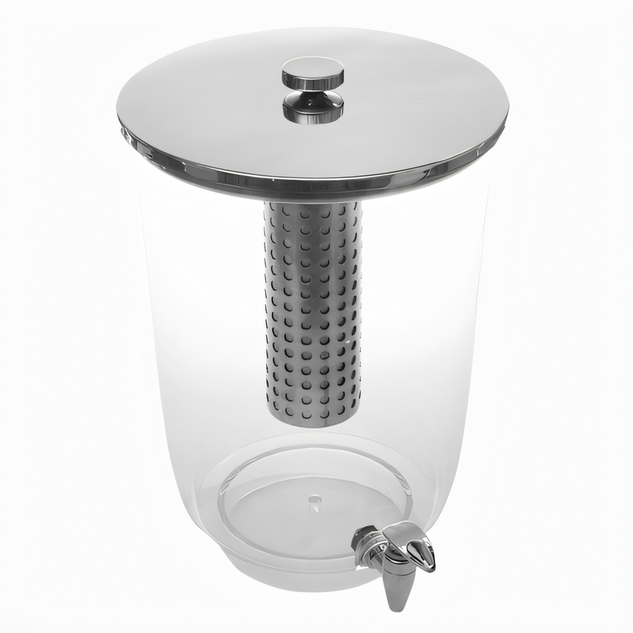 Product image #1 for American Metalcraft 20 Qt. Single Tritan Juice Dispenser Body with Stainless Steel Faucet