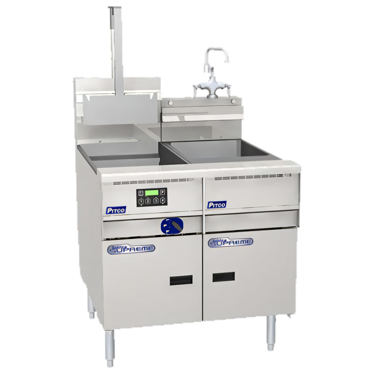 Product image #1 for Solstice Supreme Electric Floor Model Pasta Cooker, 12-Gallon, Manual Fill, 12.5 kW