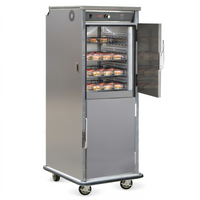 FWE UHST-28-B Mobile Insulated Heated Holding Transport Cabinet, 28 Basket / 14 Sheet Pan Capacity