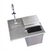 Thumbnail image #1 for BK Resources Drop-In Ice & Water Unit with 11-Inch Deep Liner and Water Filler Station, 21 x 18 Inch, Stainless Steel