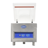 Globe GVP20 Countertop Single-Chamber Vacuum Packaging Machine with 16-1/2 Inch Seal Bar