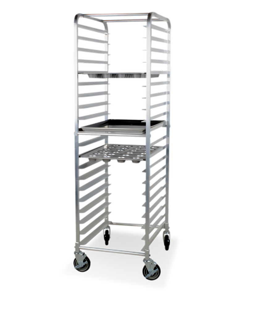 Product image #1 for Steel Works Stainless Aluminum End-Load Sheet Pan Rack, 20-Pan Capacity, 69-Inch High