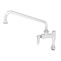 T&S Brass EasyInstall Pre-Rinse Add-On Faucet with 12-Inch Swing Nozzle and Lever Handle