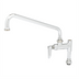 Thumbnail image #1 for T&S Brass EasyInstall Pre-Rinse Add-On Faucet with 12-Inch Swing Nozzle and Lever Handle