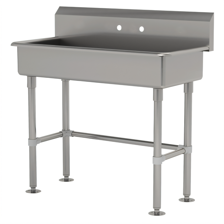 Product image #1 for Advance Tabco ADA Freestanding Service Sink, 40 x 19-1/2 Inch, 5-Inch Deep Bowl