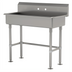 Thumbnail image #1 for Advance Tabco ADA Freestanding Service Sink, 40 x 19-1/2 Inch, 5-Inch Deep Bowl