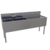 Thumbnail image #1 for Glastender Three-Compartment Underbar Sink Unit with Right Drainboard, 66