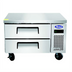 Thumbnail image #1 for Atosa 35-5/8 Inch Wide One-Section Refrigerated Chef Base with Side-Mounted Self-Contained Refrigeration, 4.7 Cu. Ft., Stainless Steel