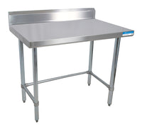 BK Resources QVTR5OB-7230 Stainless Steel Prep Tables