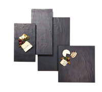 Endurance Large 21-1/2 Inch Rectangular Faux Slate Melamine Platter